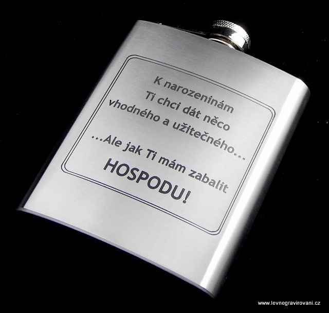 Nerezová placatka "Hospoda"