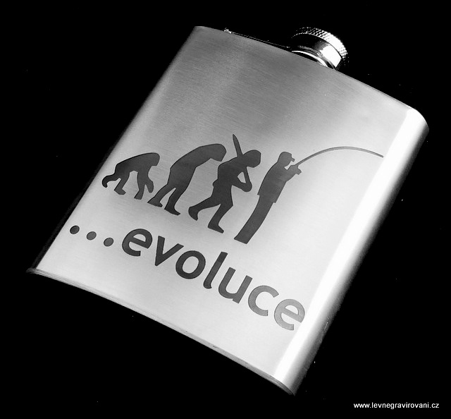 Nerezová placatka rybář "evoluce"